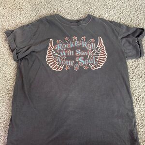 Girl Dangerous Charcoal Tee